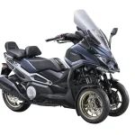 kymco cv3 575 un scuter cu 3 roti puternic echipat cu dotari de top